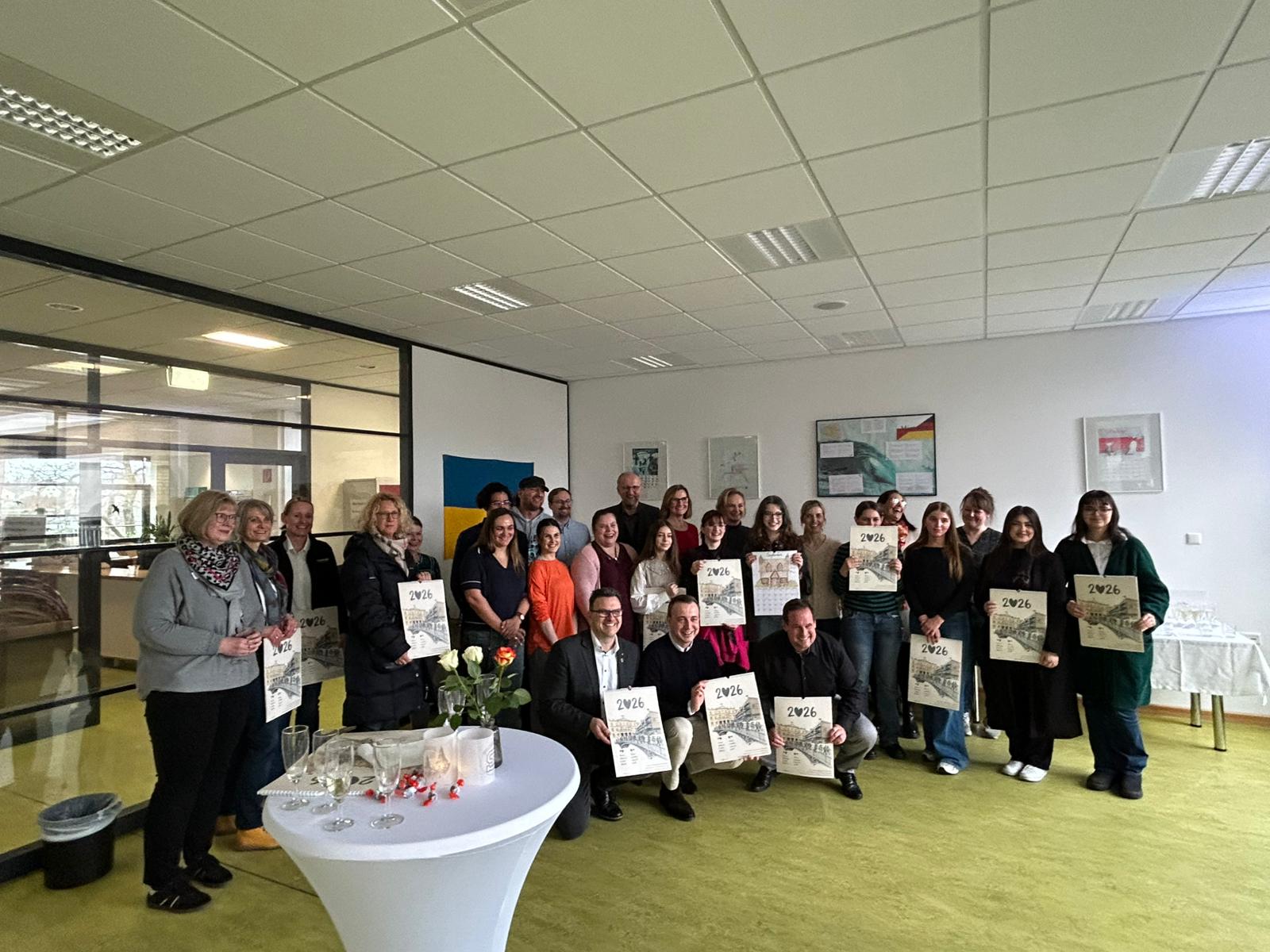 Brückenschlag der Träume: Ternopiler und Iserlohner Schülerinnen und Schüler gestalten gemeinsame Zukunft